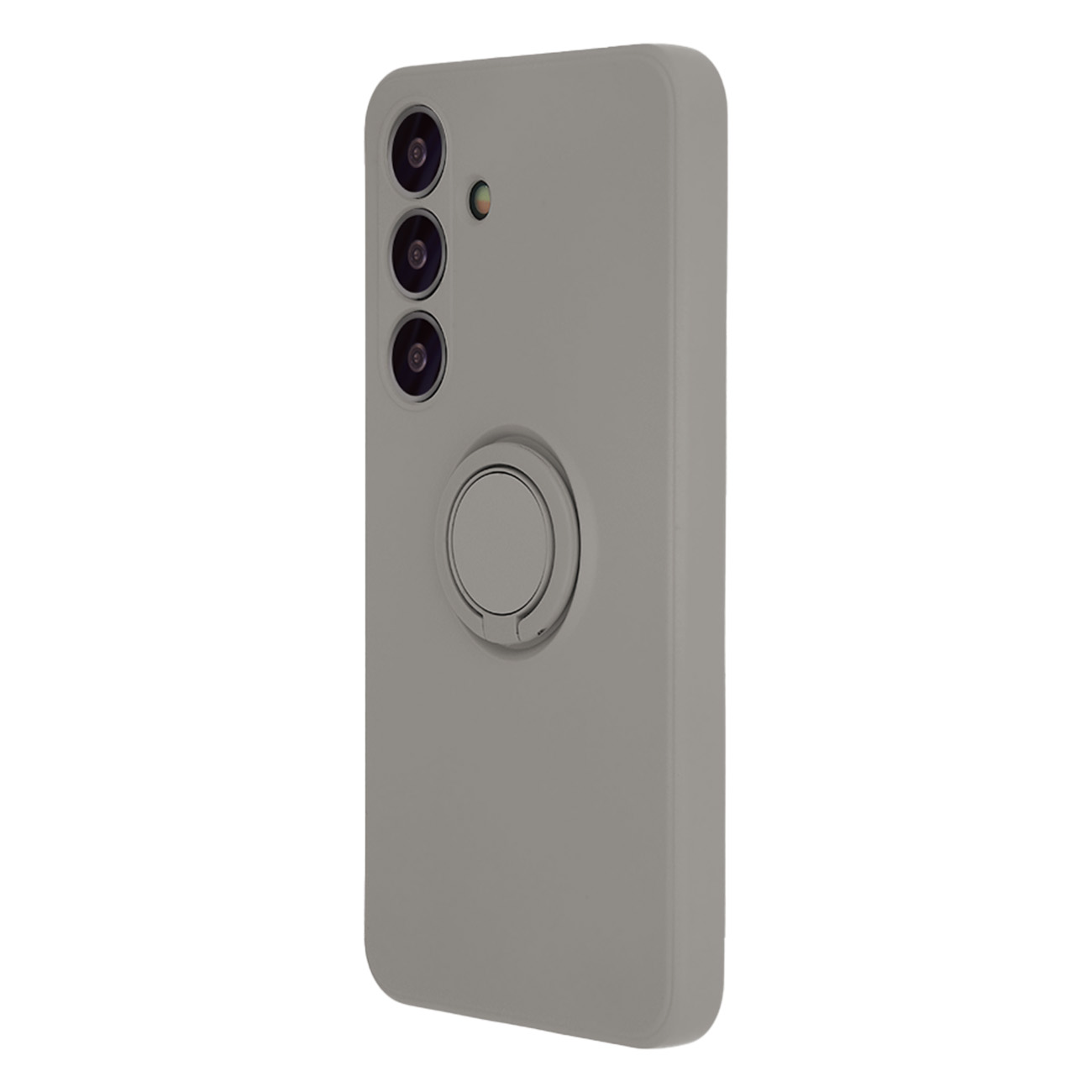 Fingerrings-fodral för Samsung Galaxy S24 i ljusgrå