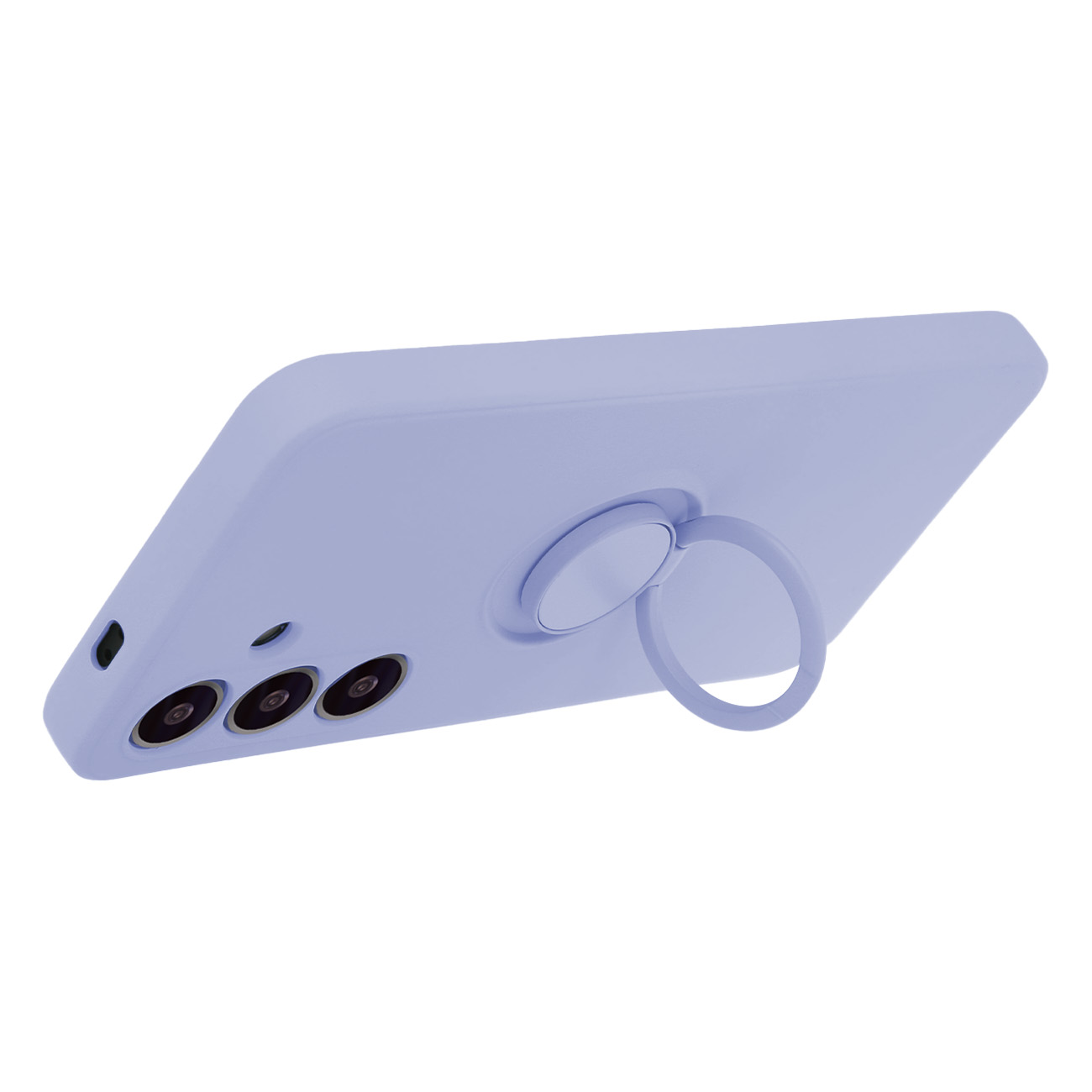Fingeravtrycksskyddsring iPhone 16 Pro Max-fodral lila