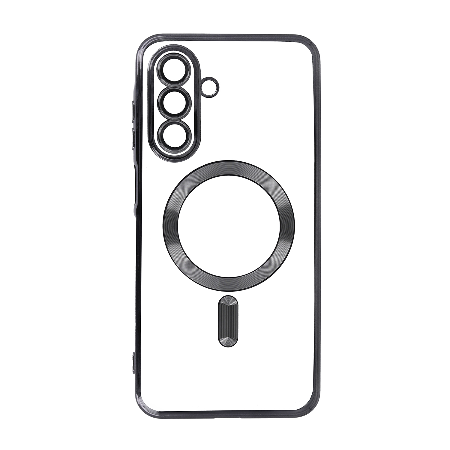 Färgad Chrome Mag-fodral för Samsung Galaxy A26 5G svart