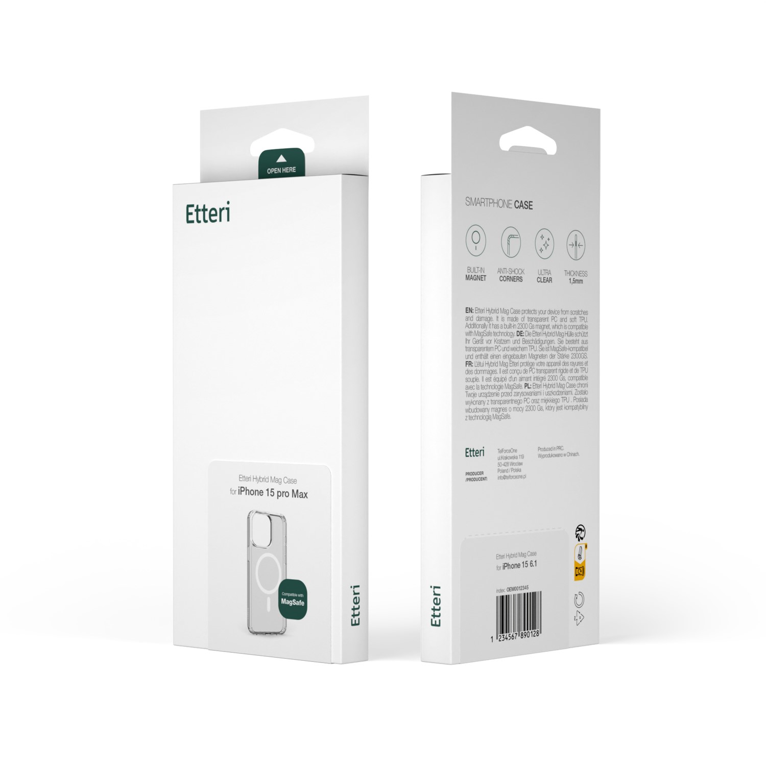 Etteri Hybrid Mag-fodral för iPhone 14 Pro 6,1″