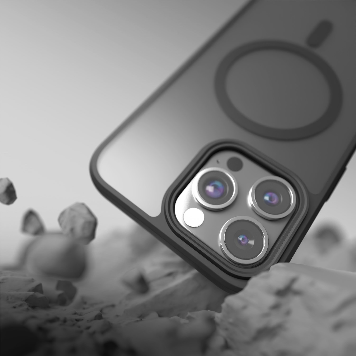 Etteri Matt Mag fodral för iPhone 15 Pro Max 6,7″ svart