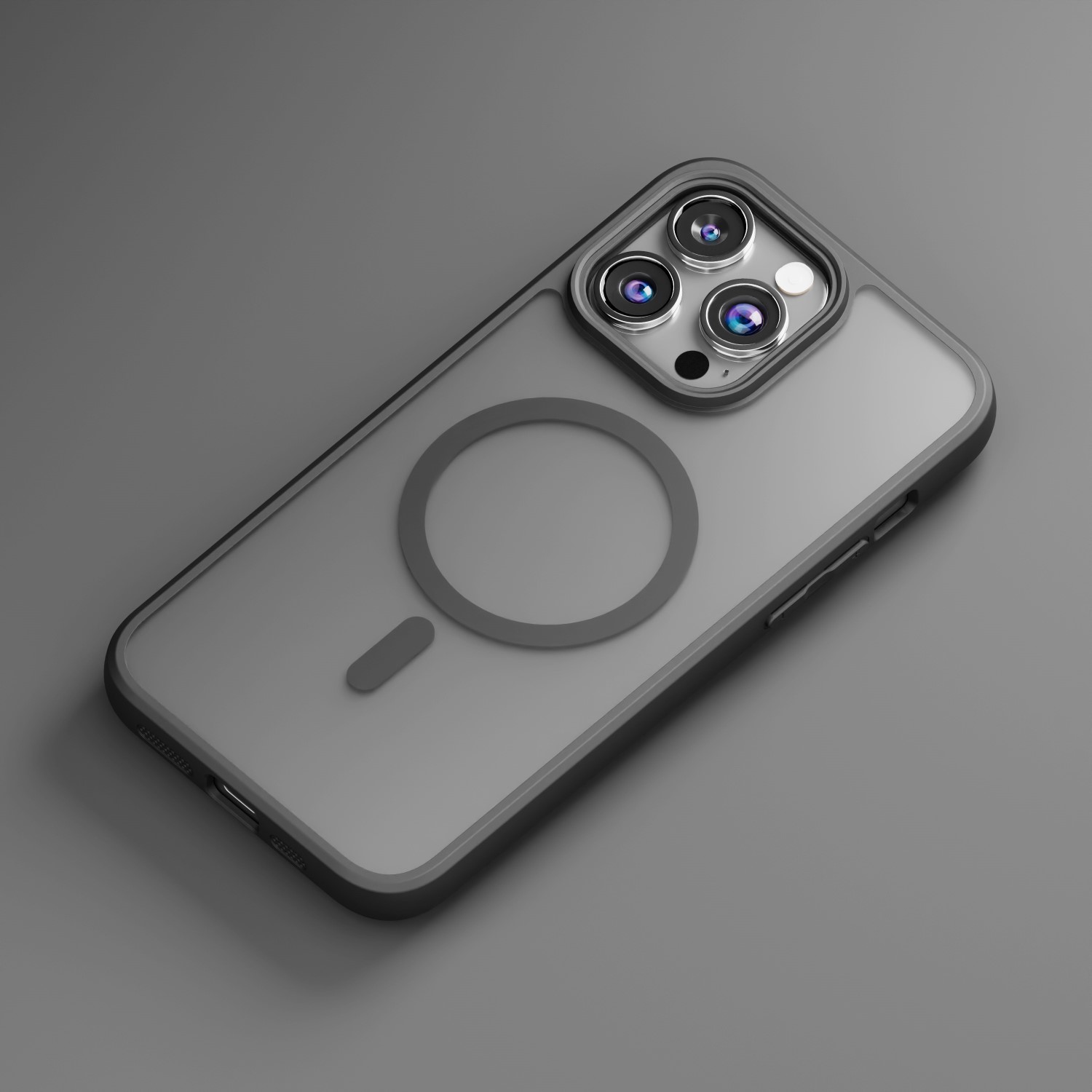 Etteri Matt Mag fodral för iPhone 15 Pro Max 6,7″ svart