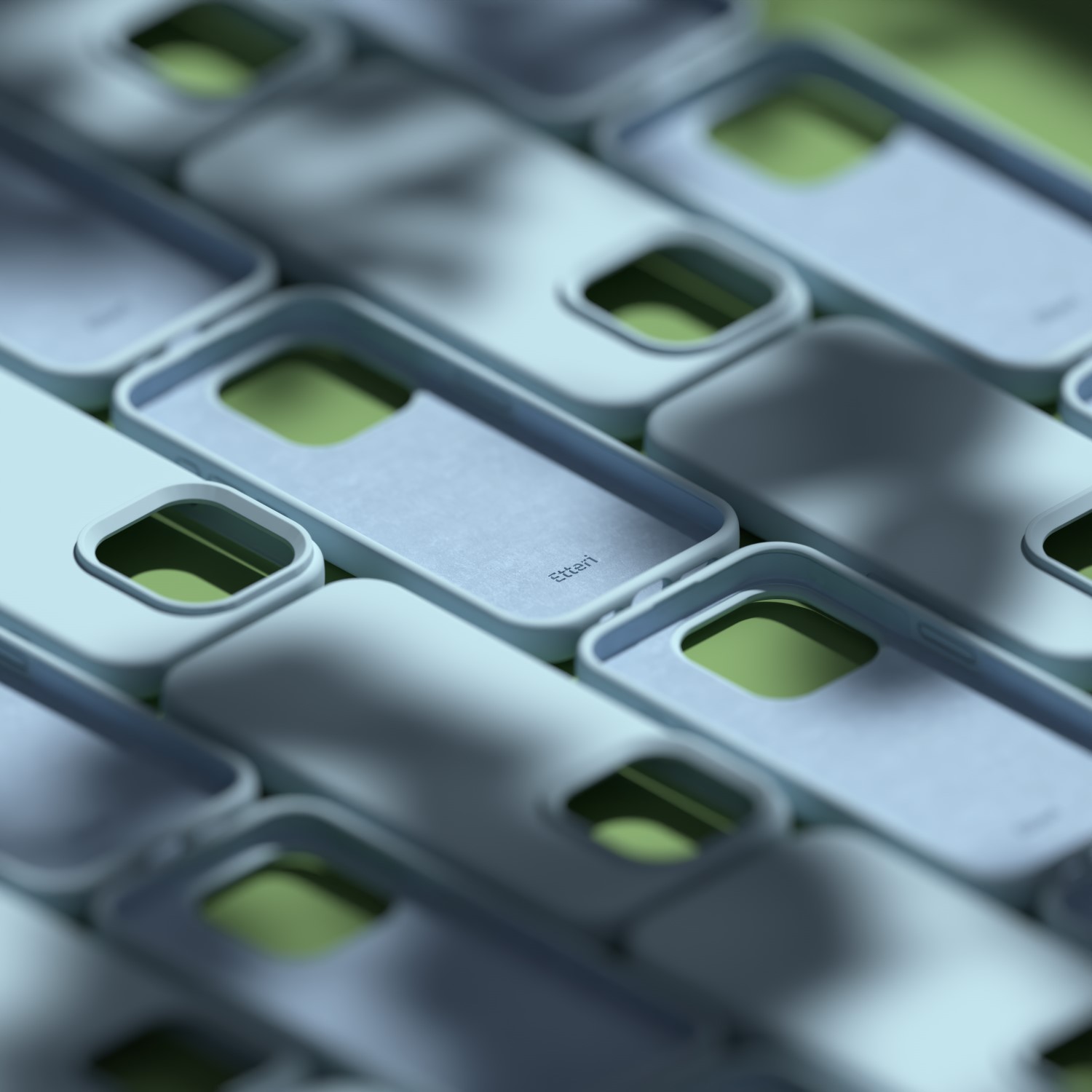 Etteri Silikonfodral för iPhone 11 ljusblå