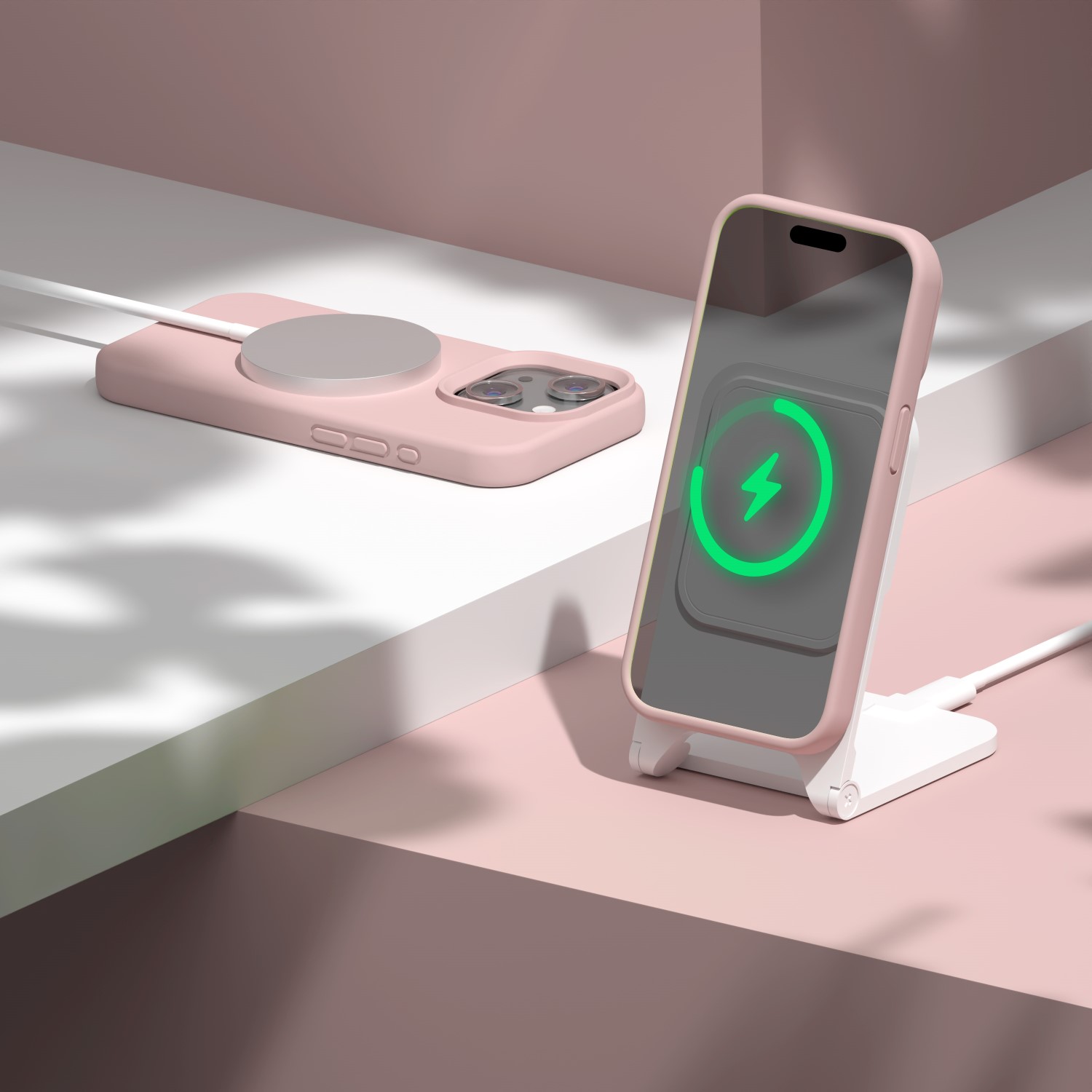 Etteri Silikonfodral för iPhone 11 ljusrosa