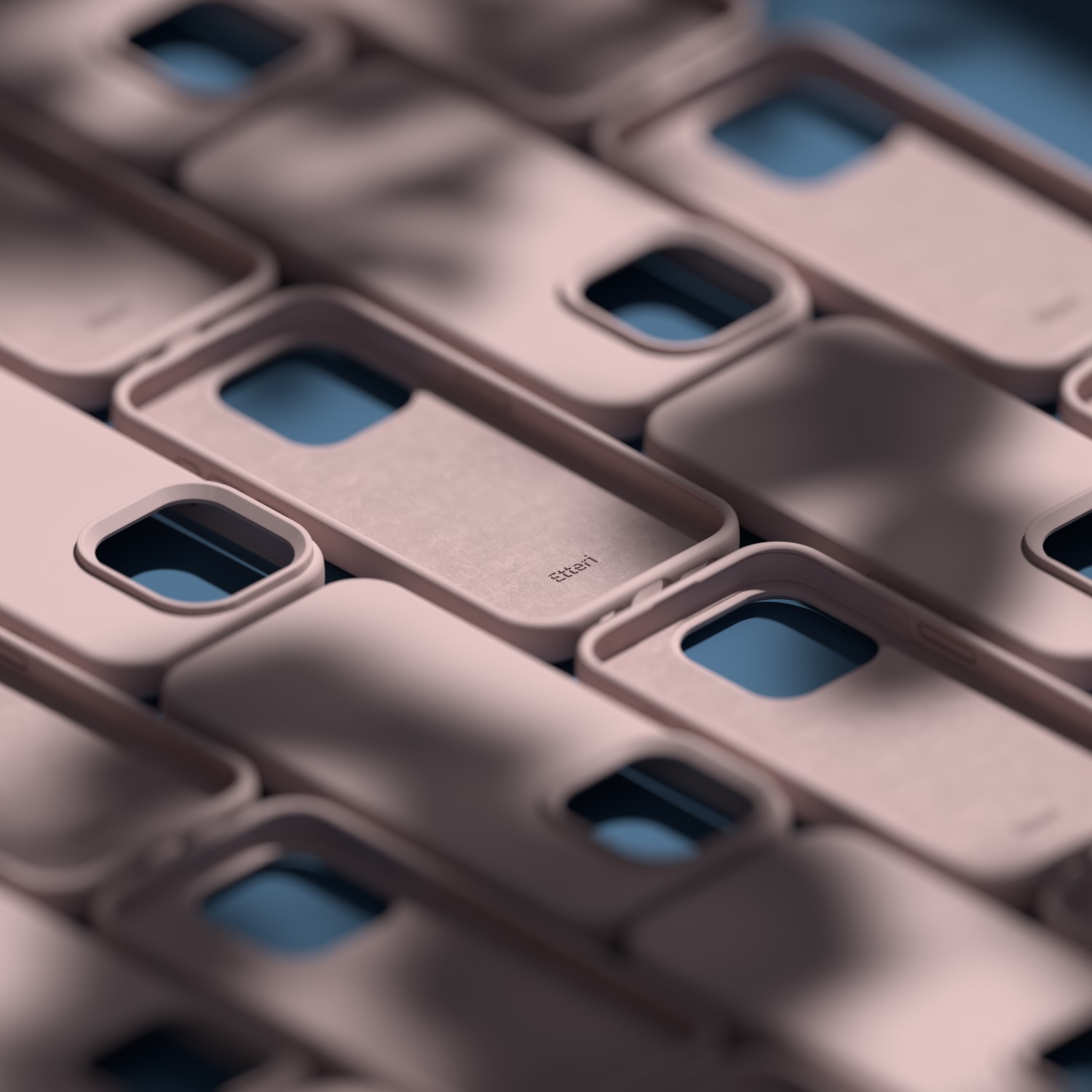 Etteri Silikonfodral för iPhone 11 ljusrosa