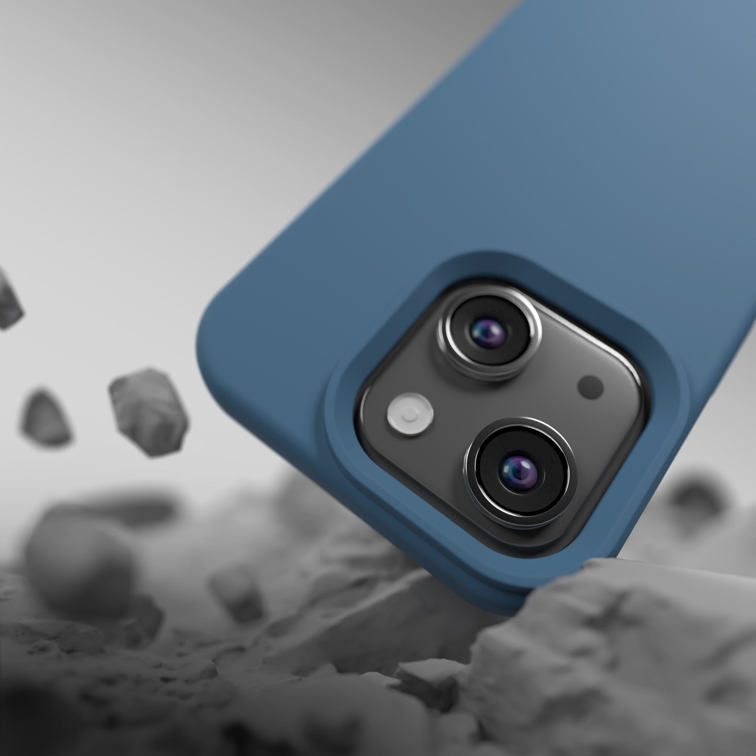 Etteri Silikonfodral för iPhone 14 6,1″ mörkblå