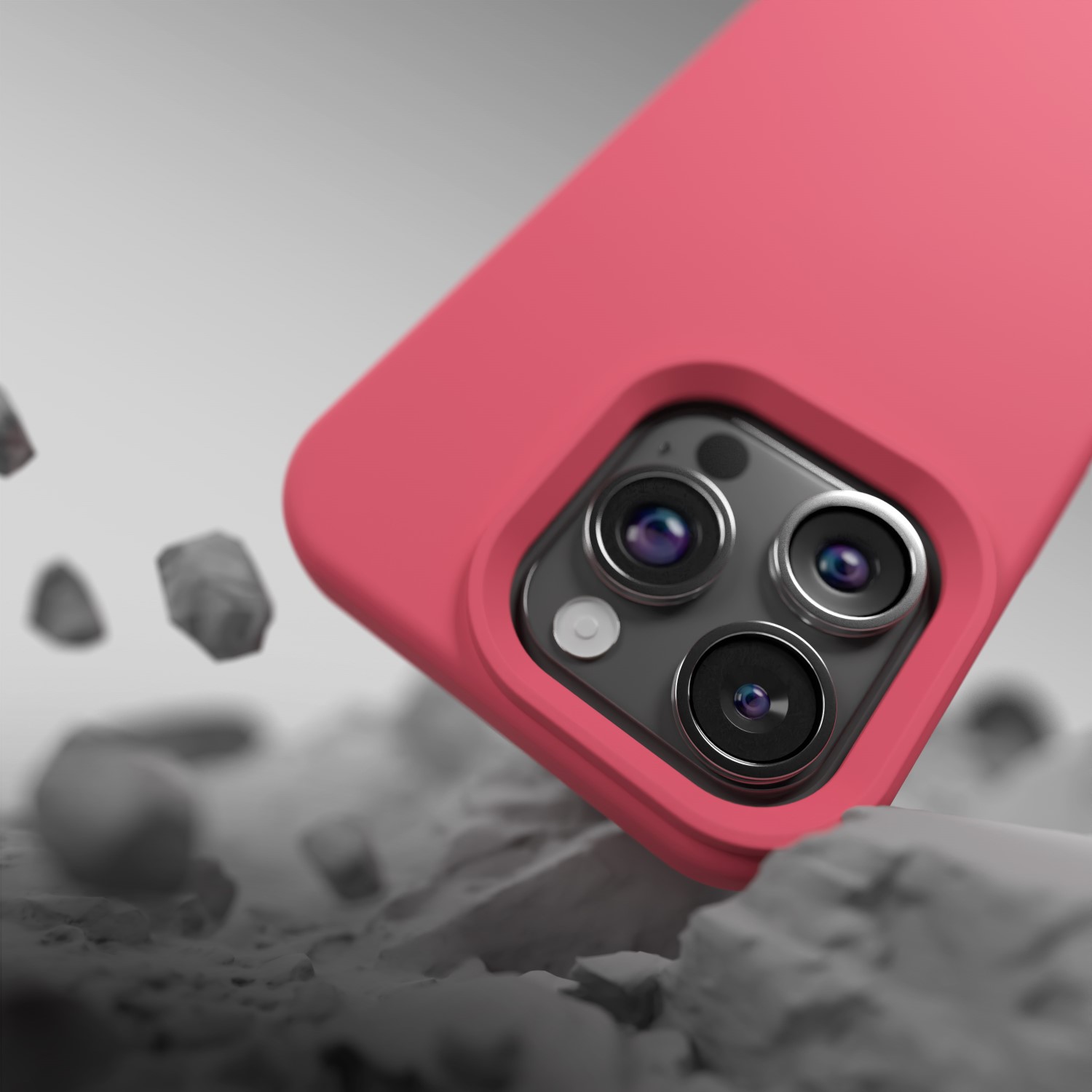 Etteri Silikon Mag-fodral för iPhone 12 / 12 Pro 6,1″ hallon