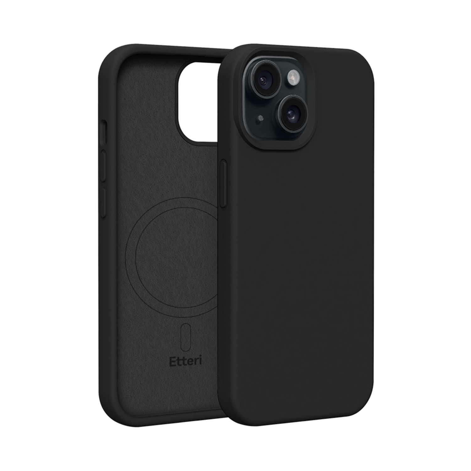 Etteri Silicone Mag case for iPhone 15 6,1″ black