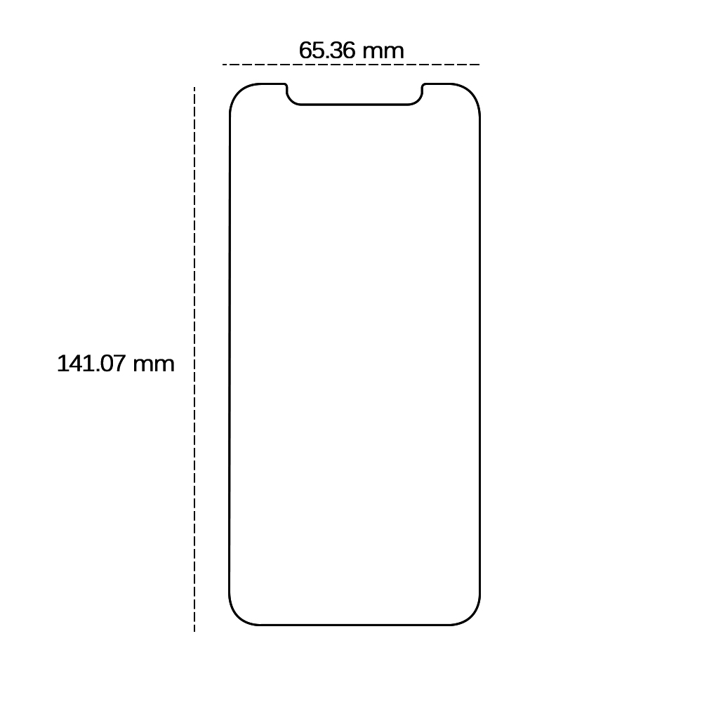 Tempered glass 2,5D for iPhone XR / 11