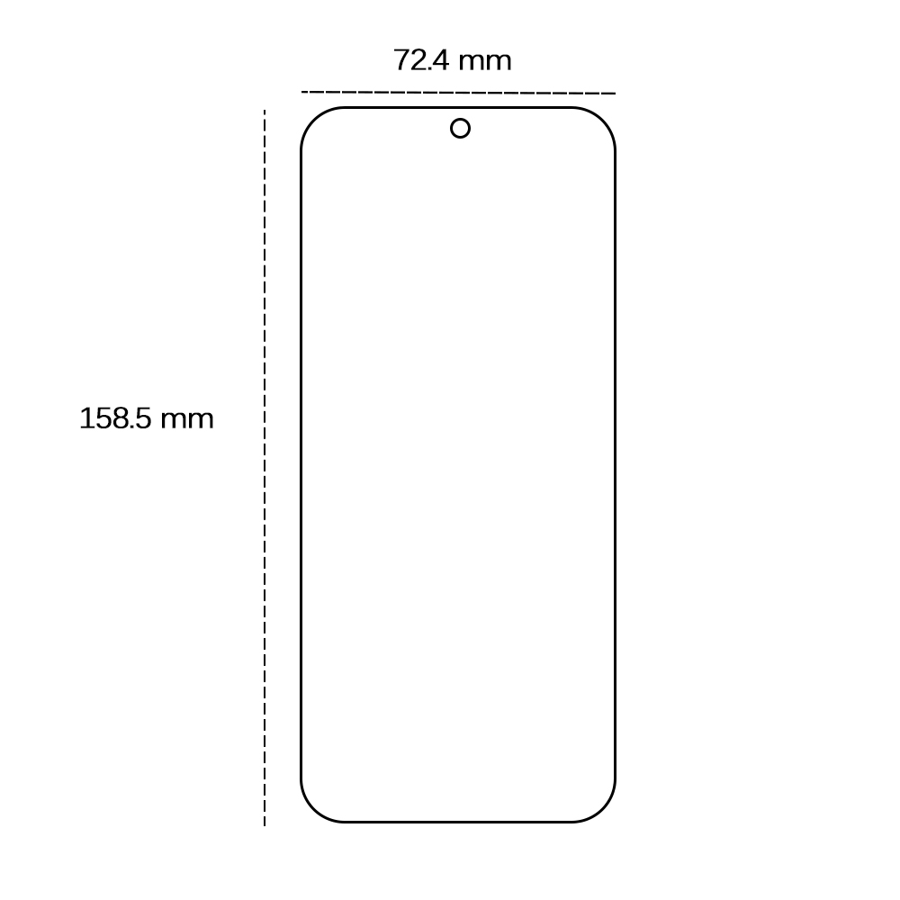 Tempered glass 2,5D for Google Pixel 10 Pro XL 5G