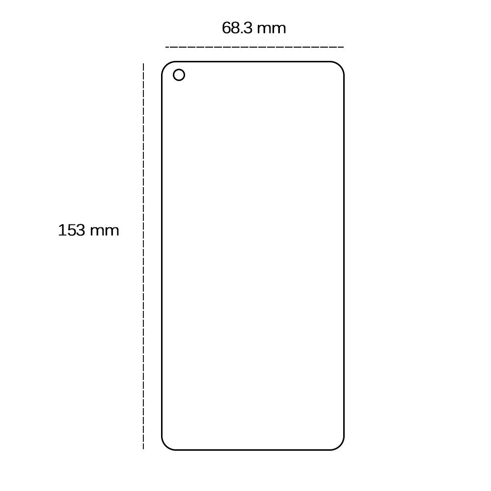 Härdat glas 2,5D för Oppo Reno 5 4G / Reno 5 5G / Reno 5K 5G / Find X3 Lite