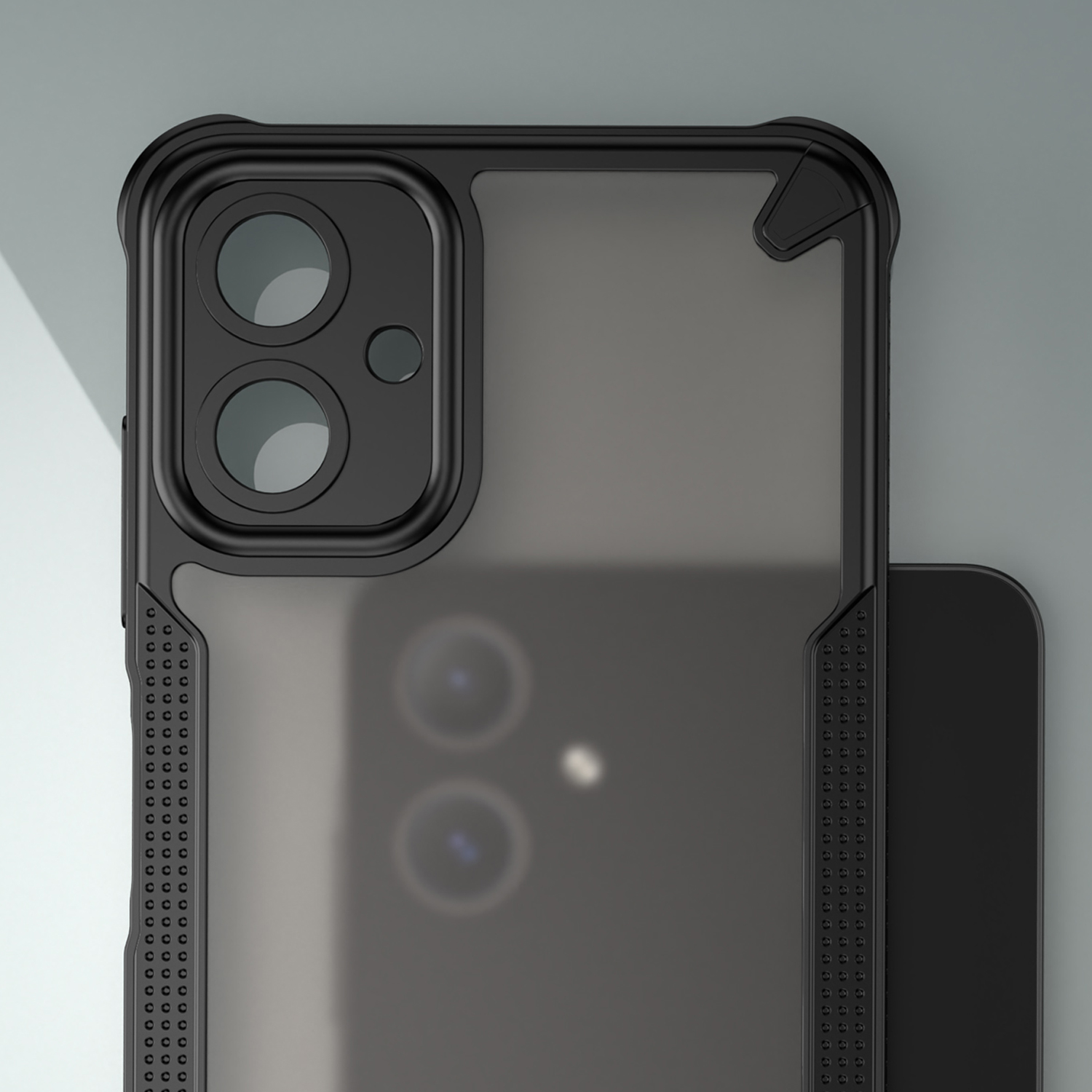 Defender Matt-fodral för Samsung Galaxy A06 5G i svart