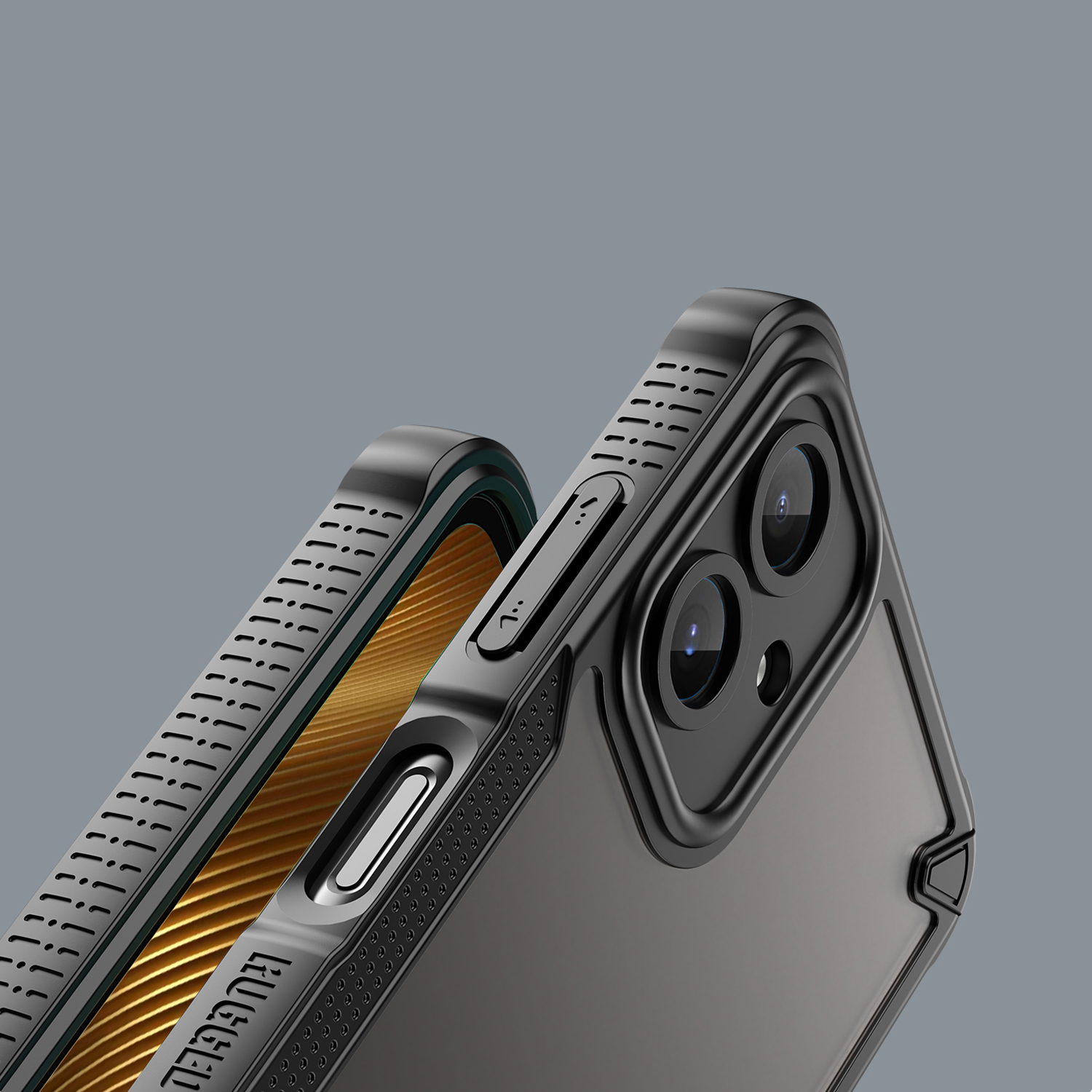 Defender Matt-fodral för Samsung Galaxy A06 5G i svart