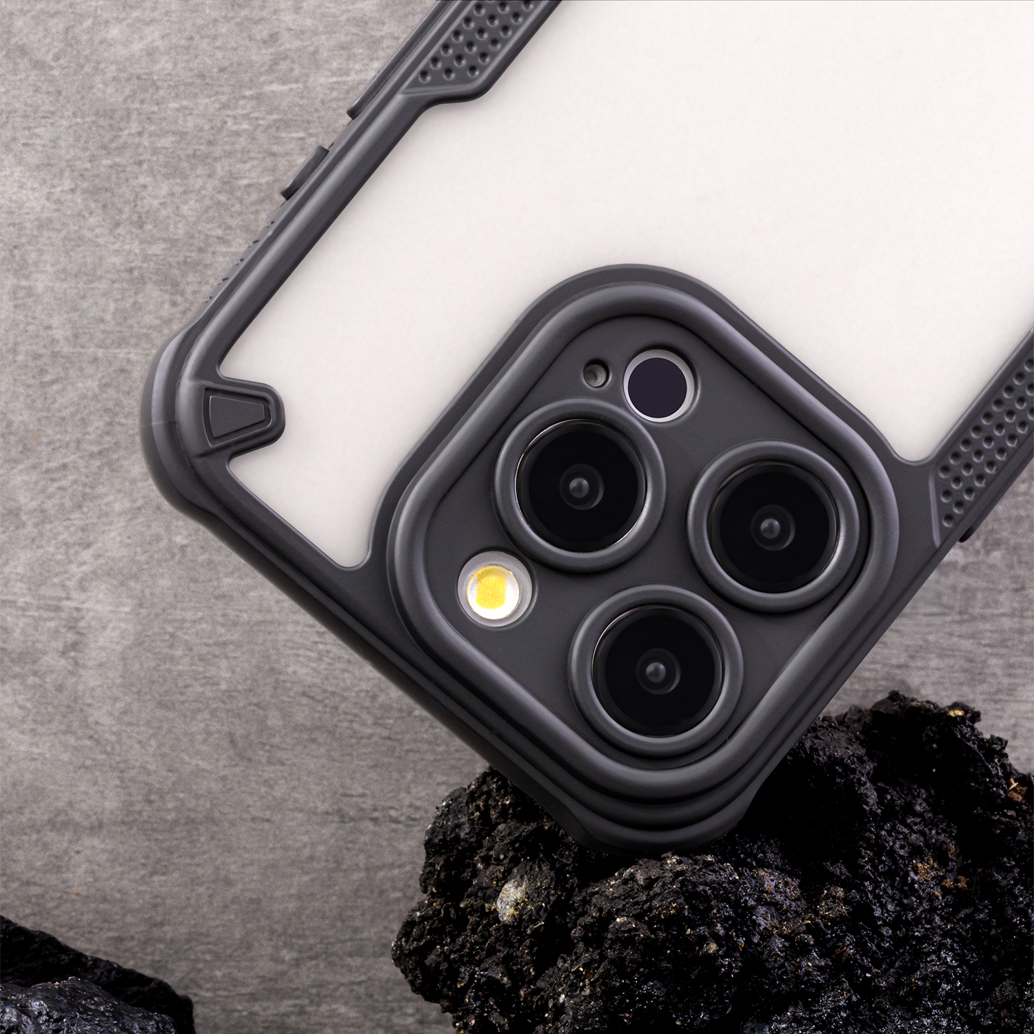 Defender Matt-fodral för Samsung Galaxy A06 5G i svart