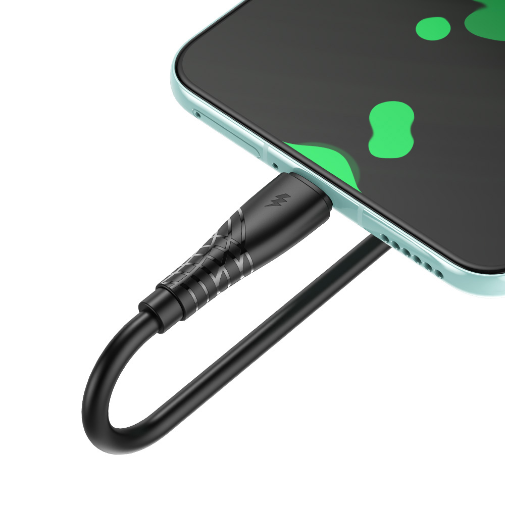 BWOO Cable USB – USB-C 1m 27W 3A Black BO-X318C