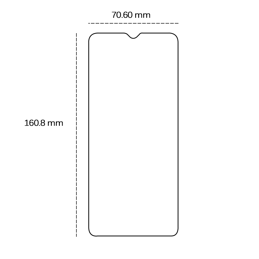 Tempererat glas 2,5D för Samsung Galaxy A14 4G / A14 5G