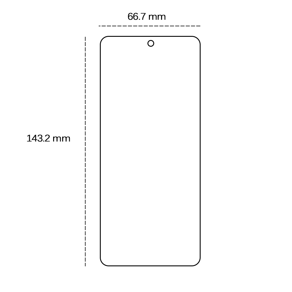 Tempered glass 2,5D for Samsung Galaxy S24