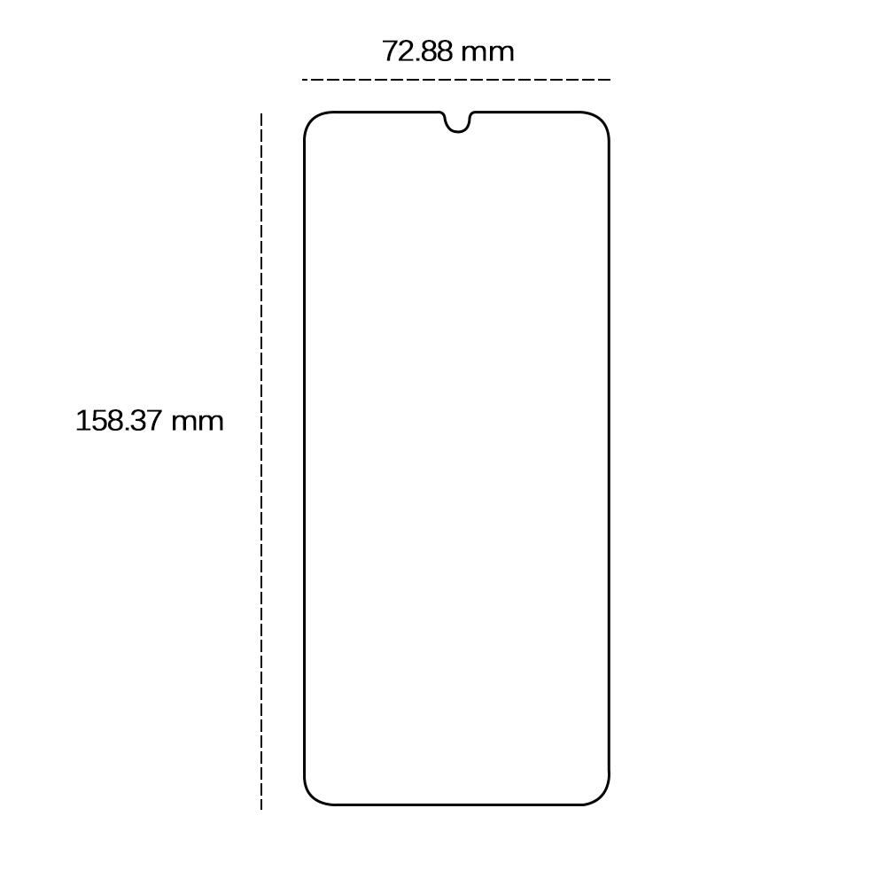 Härdat glas 2,5D för Samsung Galaxy A26 5G