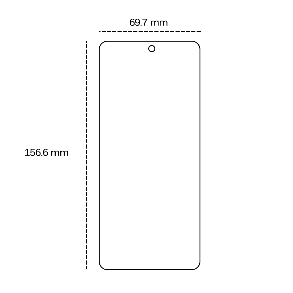 Tempered glass 2,5D for Xiaomi 12T / 12T Pro