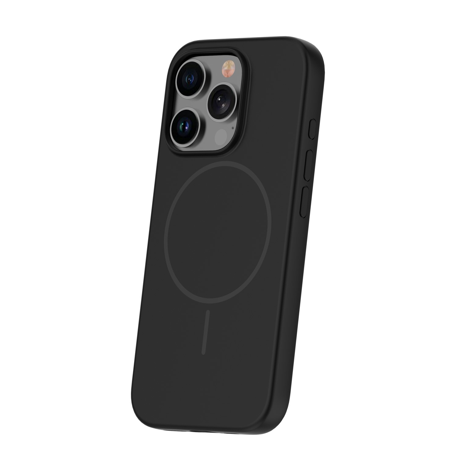 Silicone Thin Mag case for iPhone 16 Pro 6,3″ black