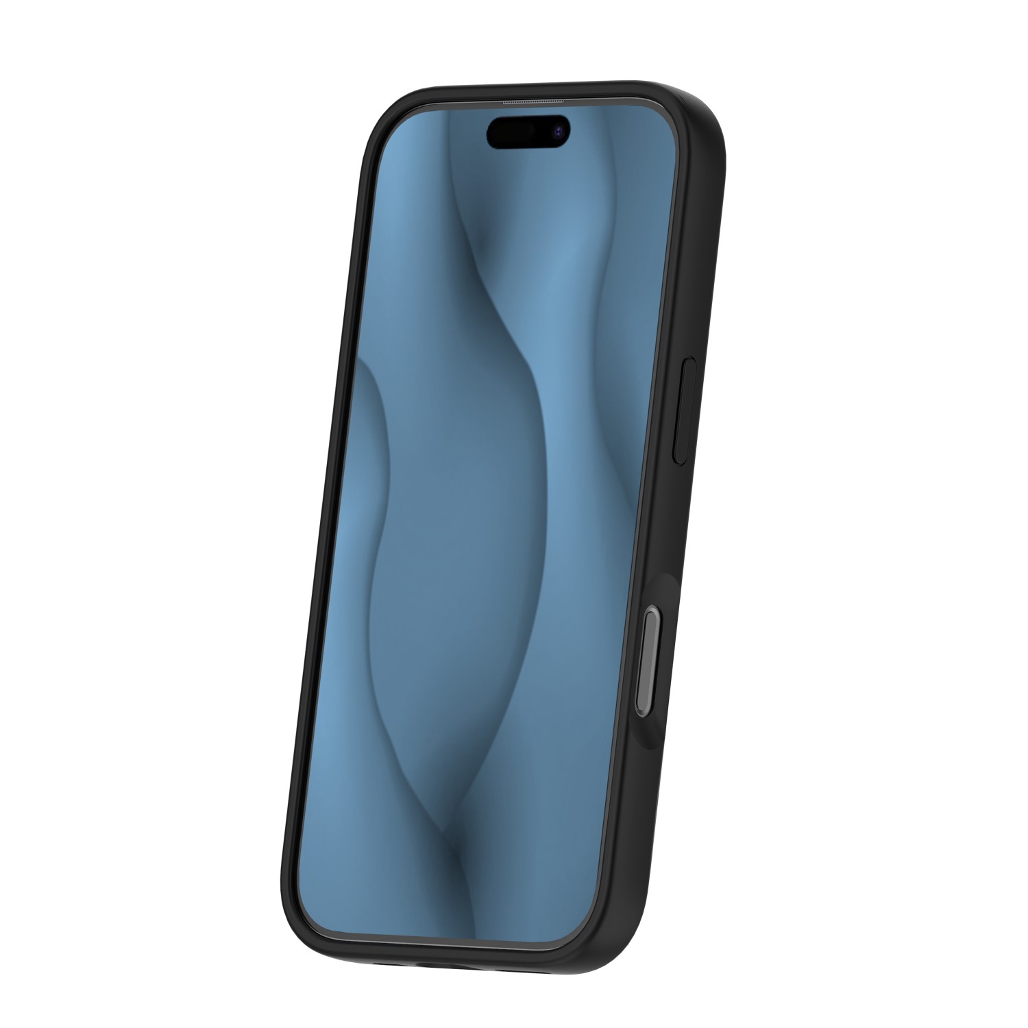 Silicone Thin Mag case for iPhone 16 Pro 6,3″ black