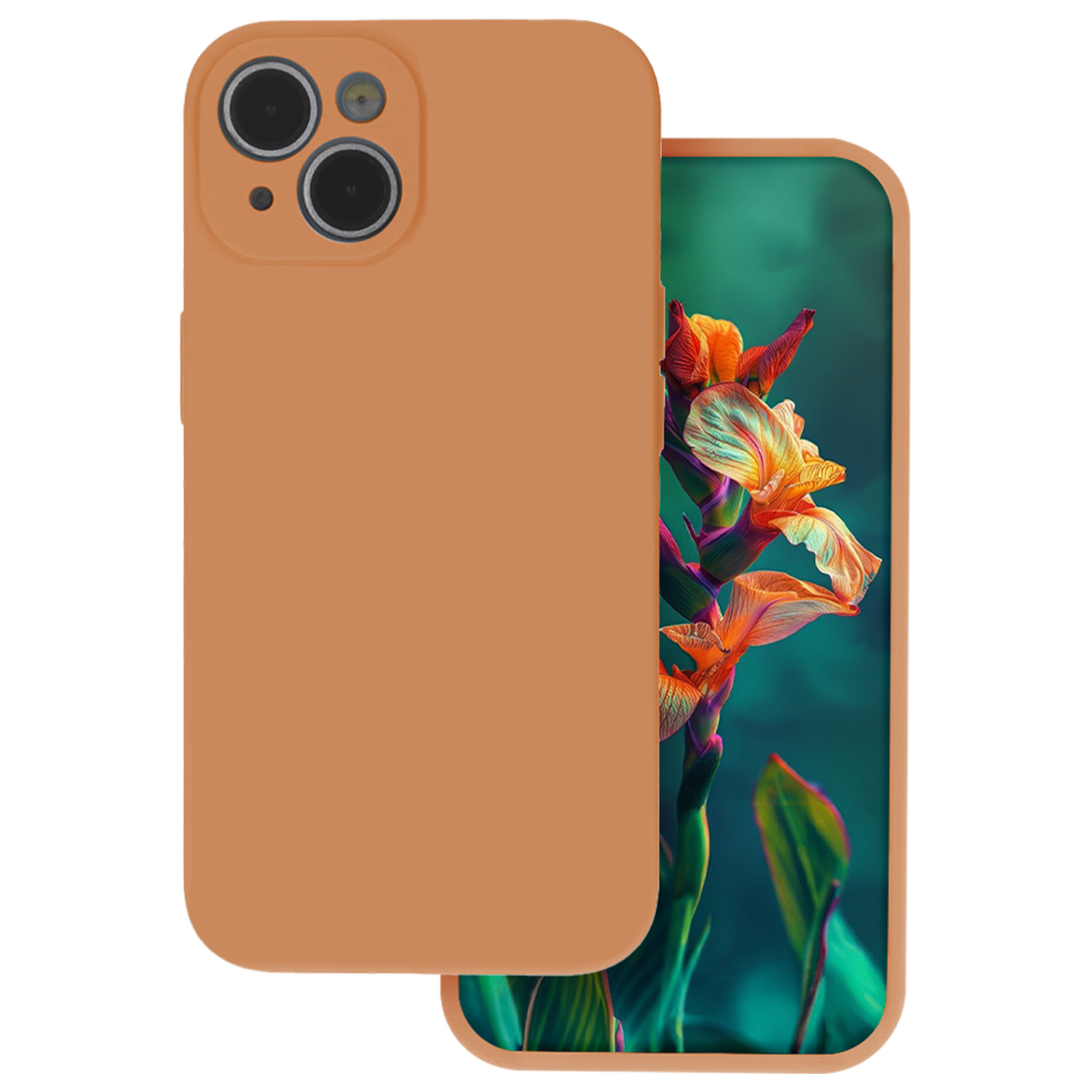 Silicon case for iPhone 17 Pro 6,3″ tangerine