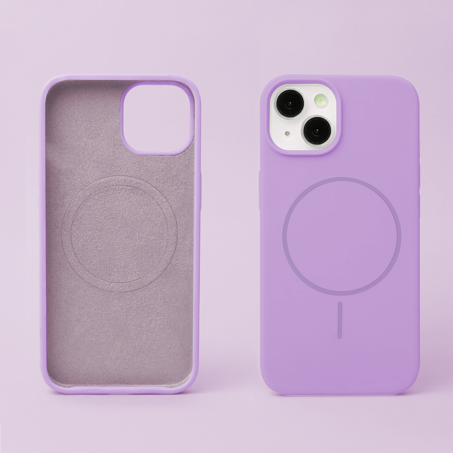 Silicone Thin Mag case for iPhone 17 Air 6,6″ purple