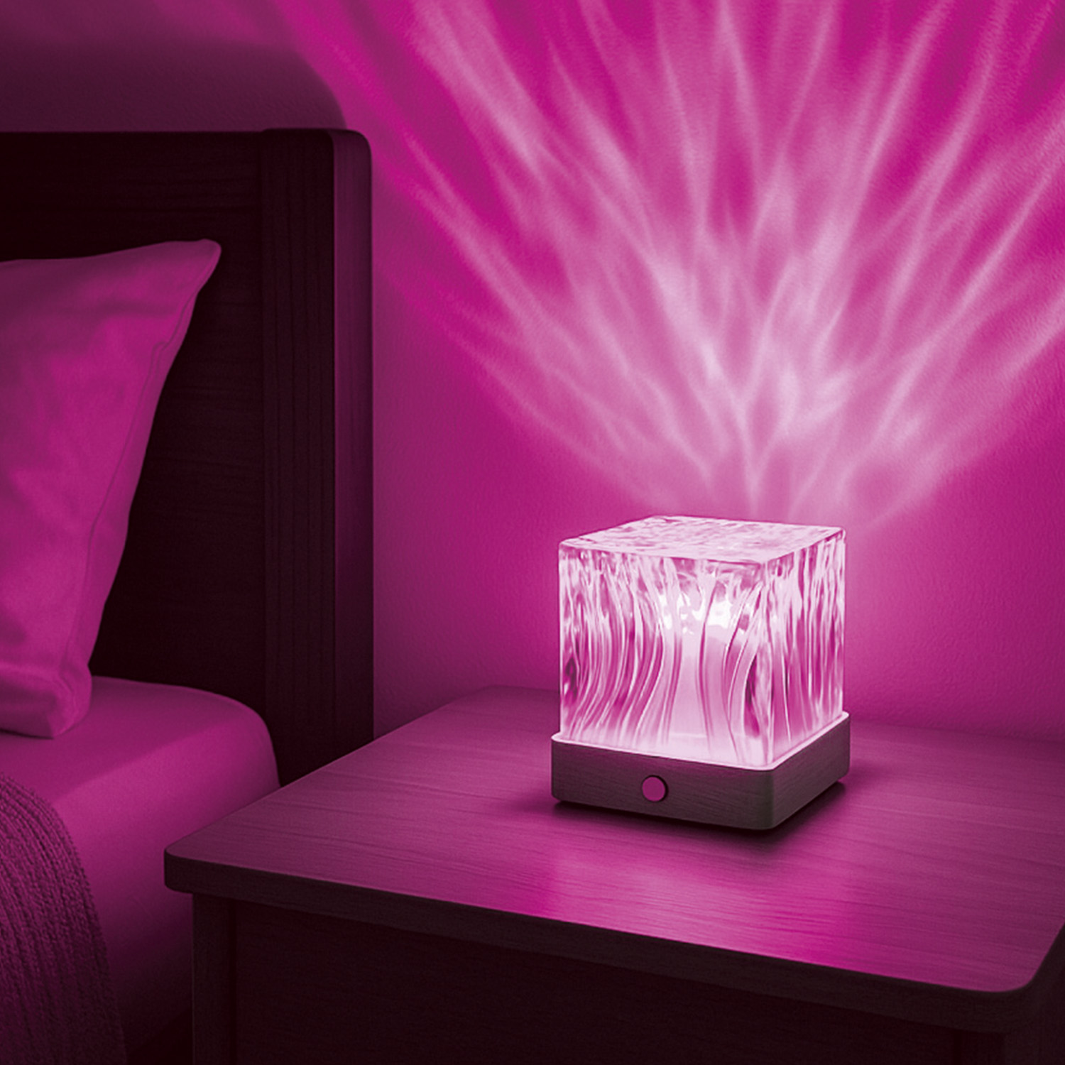 Projektor LED RGB z pilotem