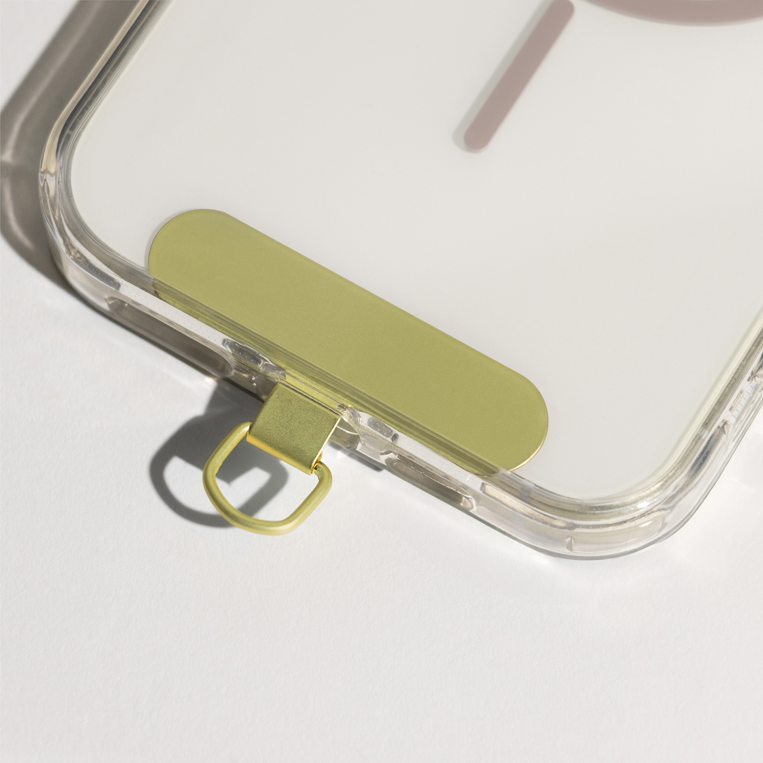 Phone insert metallic gold