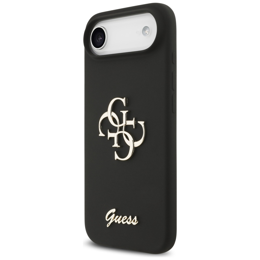 Guess Silicone Big 4G Script case for iPhone Air black