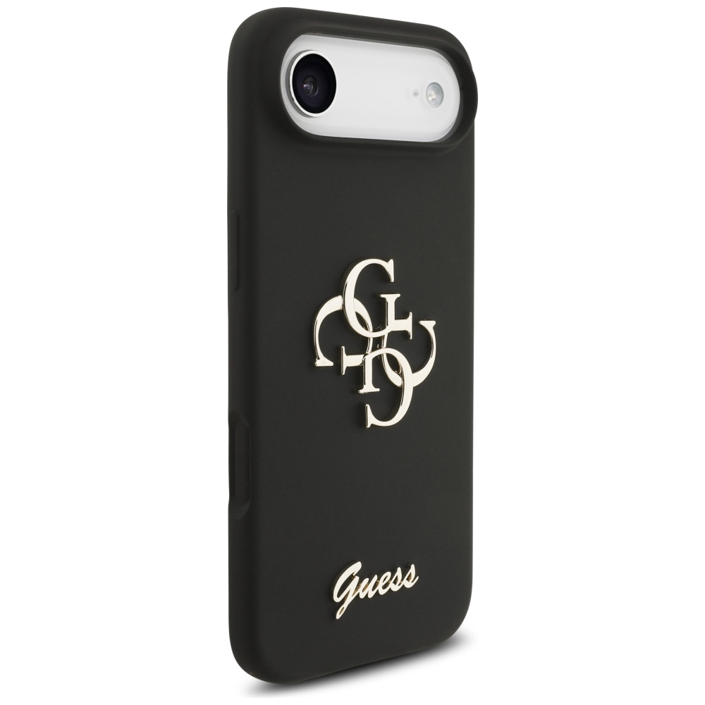Guess Silicone Big 4G Script case for iPhone Air black