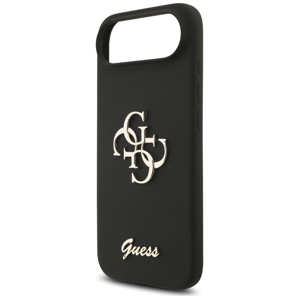Guess Silicone Big 4G Script case for iPhone Air black