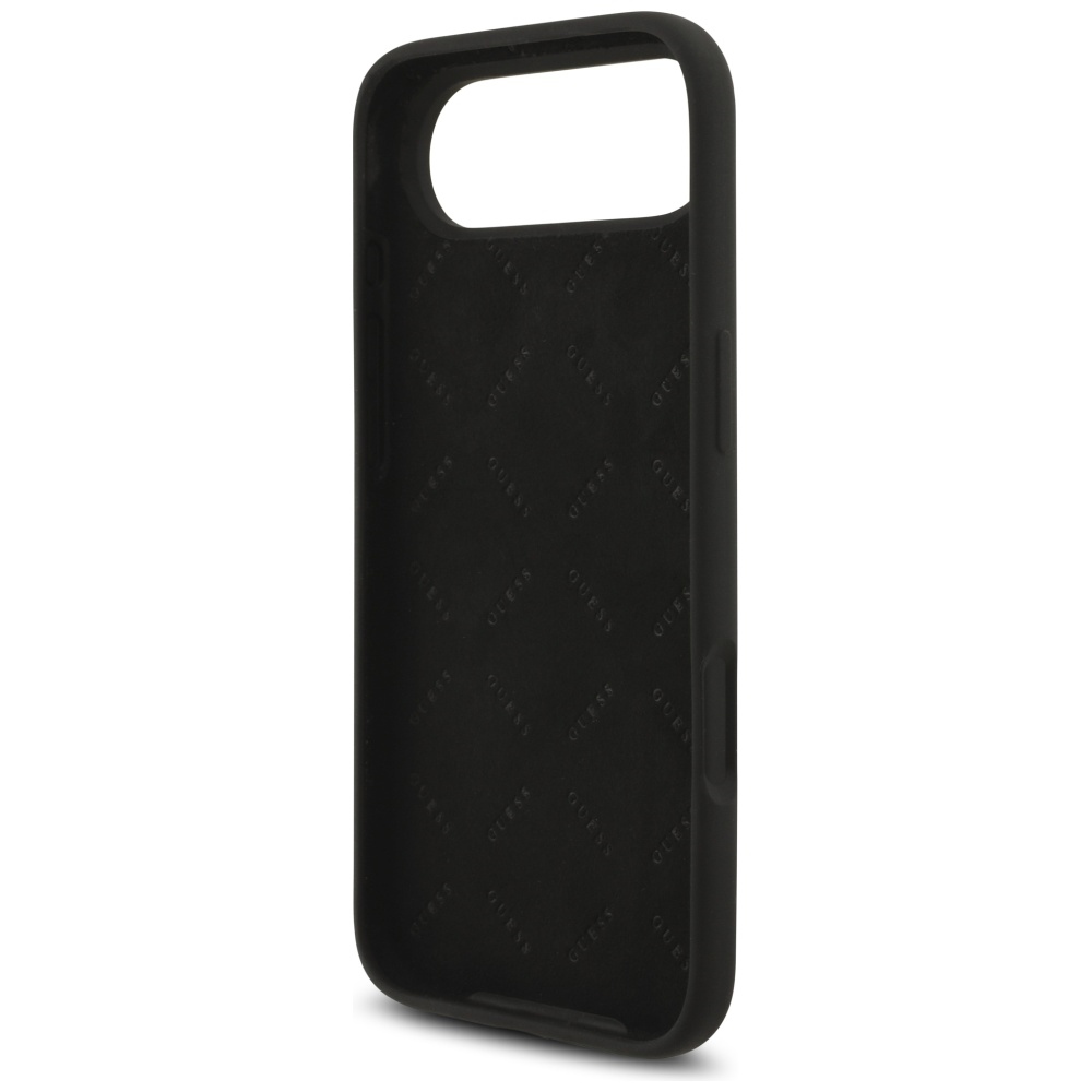 Guess Silicone Big 4G Script case for iPhone Air black