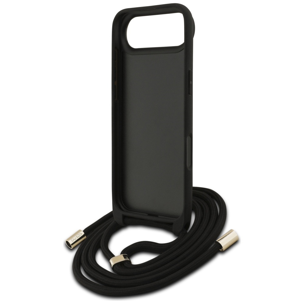 Guess 4G Big Logo Cord Stap Crossbody case for iPhone Air brown