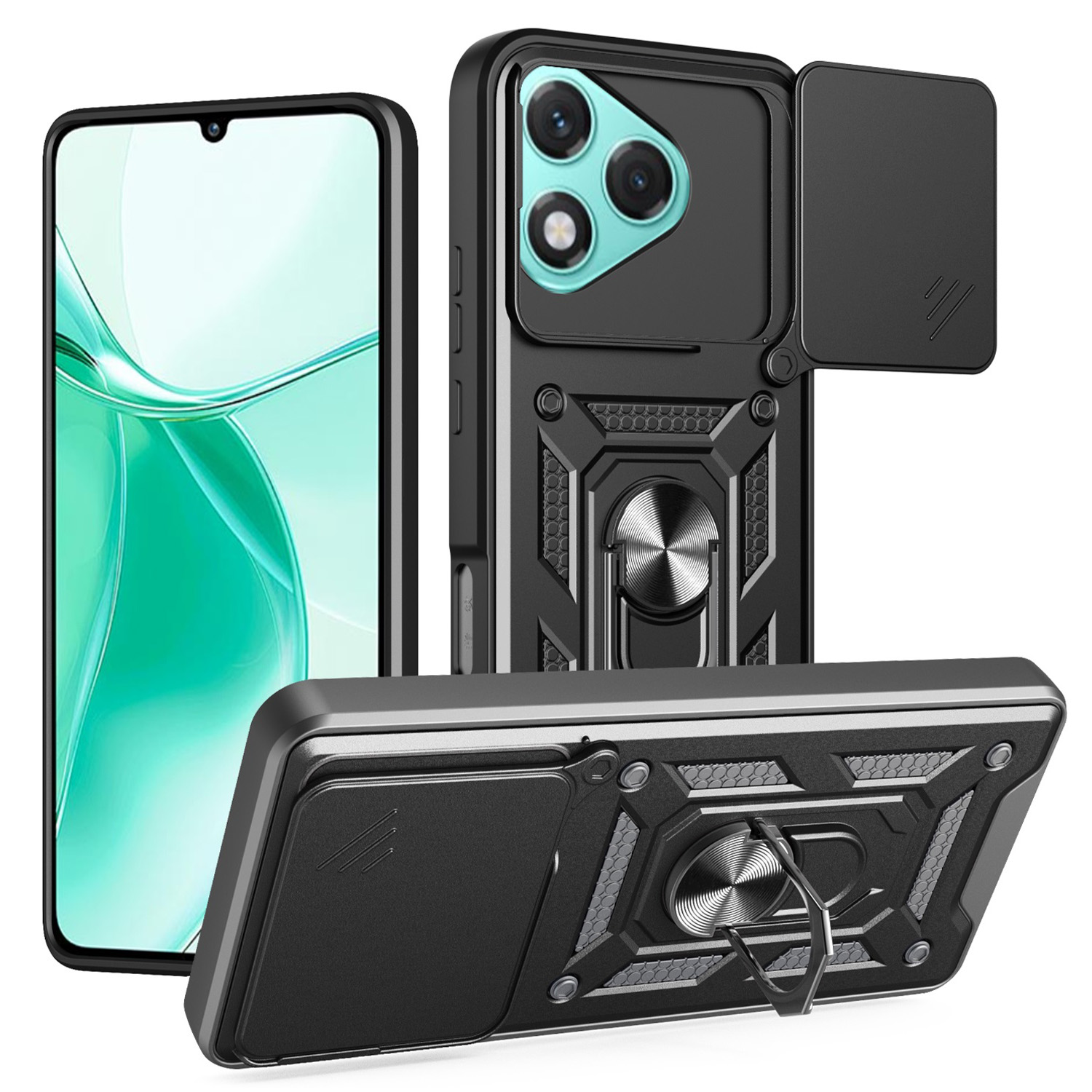 Defender Slide case for Honor 400 Lite black