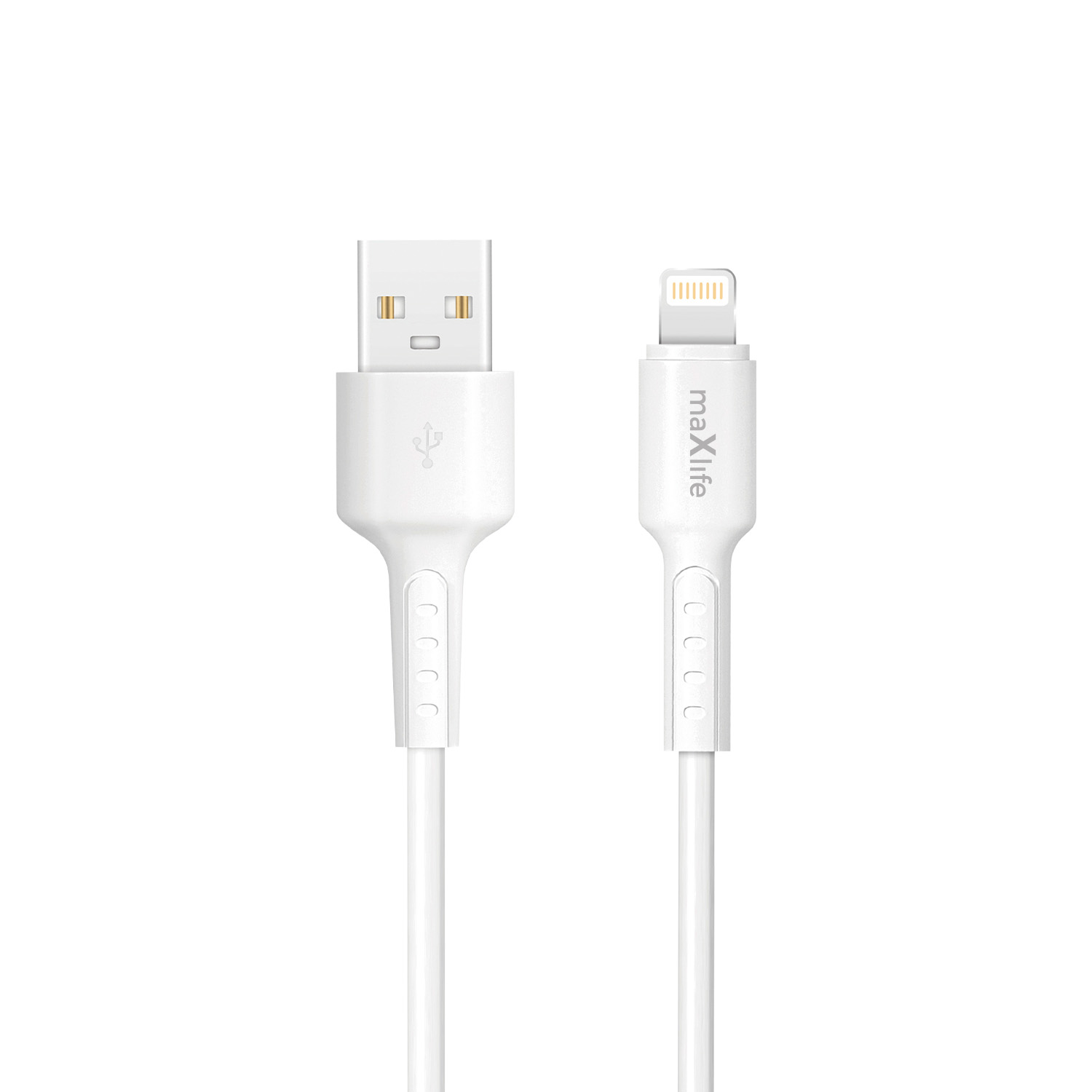 Maxlife MXUC-13 cable USB-A – Lightning 1,0 m 3,0A white