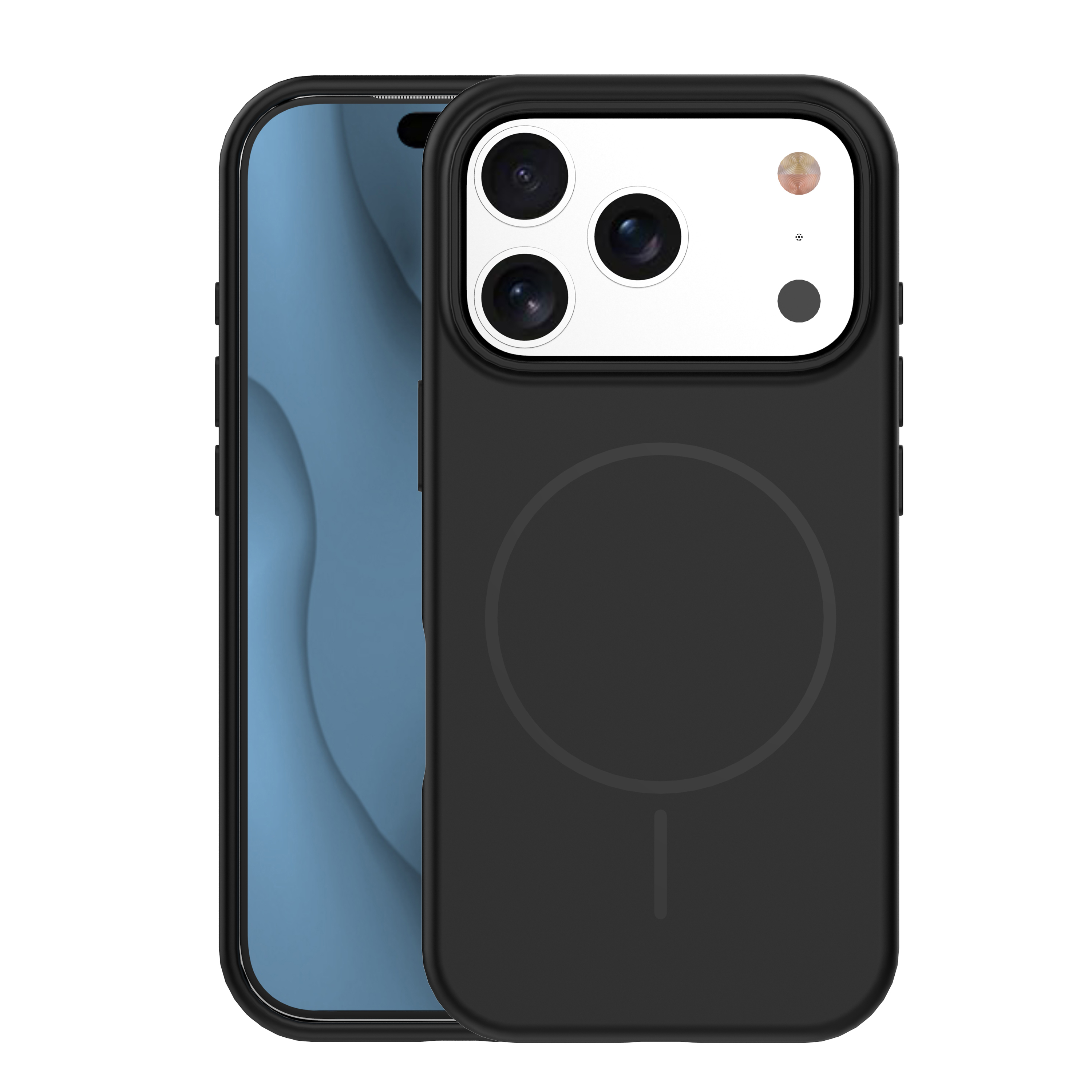 Silicone Thin Mag case for iPhone 17 Pro Max 6,9″ black