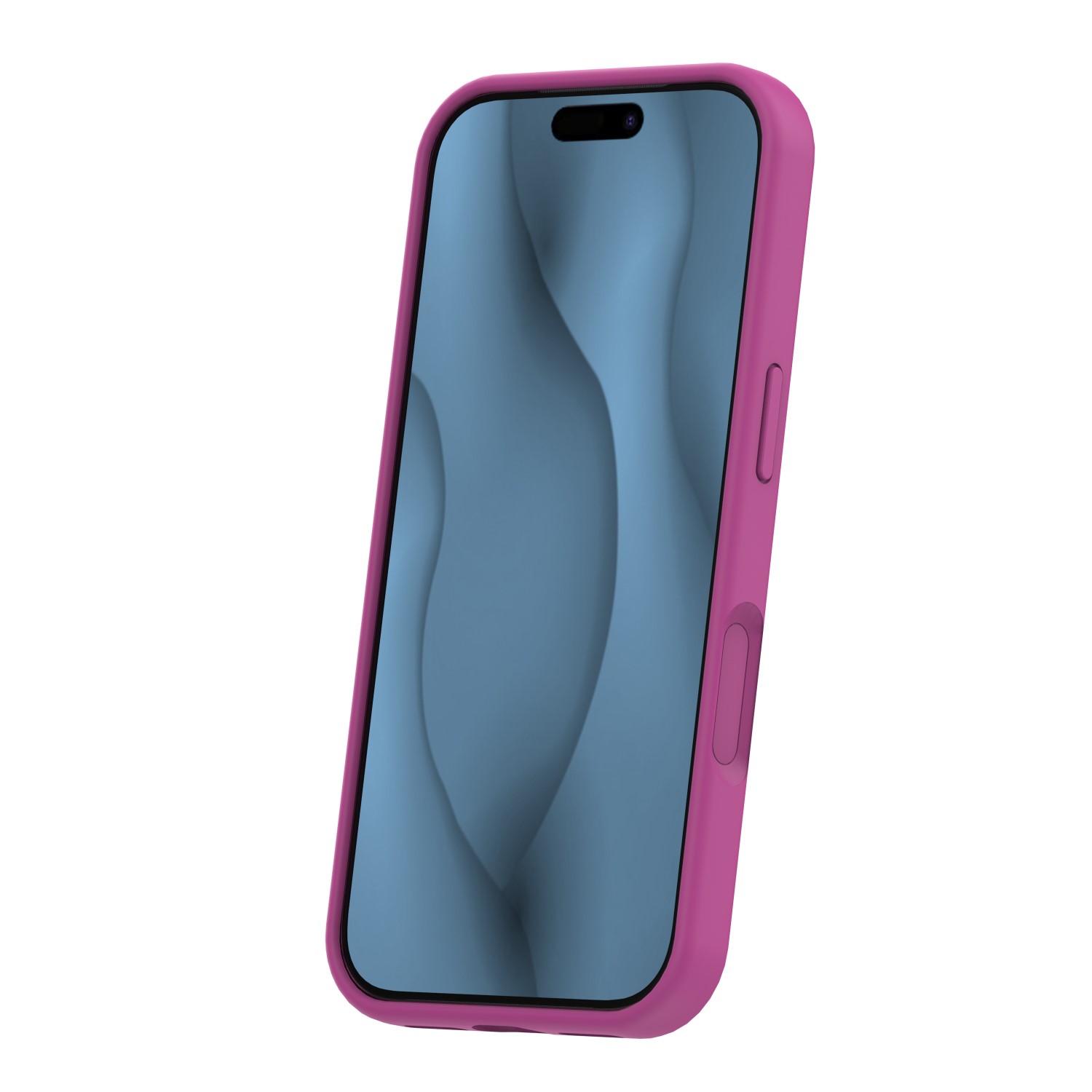 Silicone Thin Mag case for iPhone 17 Pro Max 6,9″ fuschia