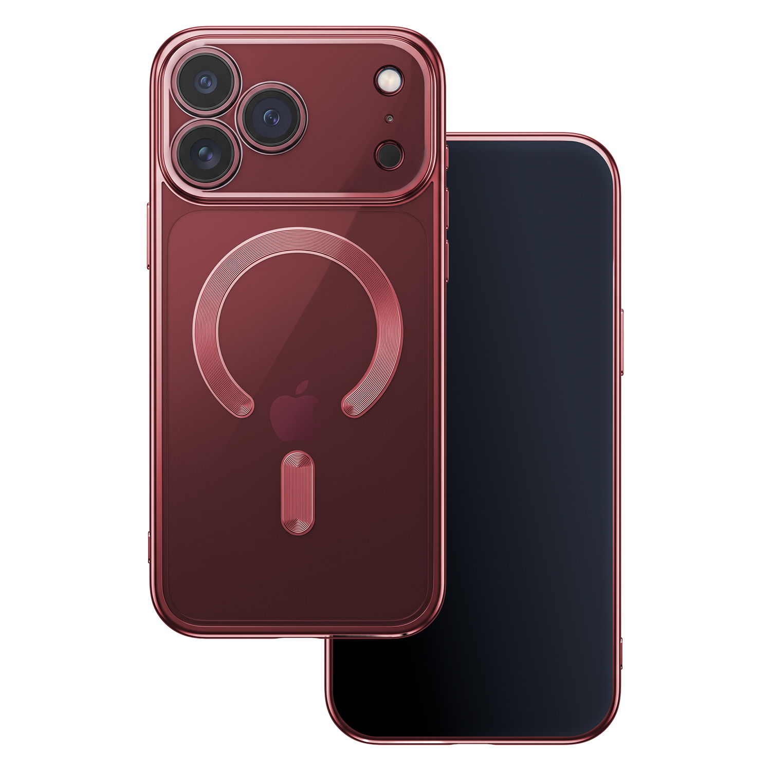 Etui Color Chrome Mag iPhone 17 Pro Max 6,9"/18 Pro Max 6,9" dark cherry