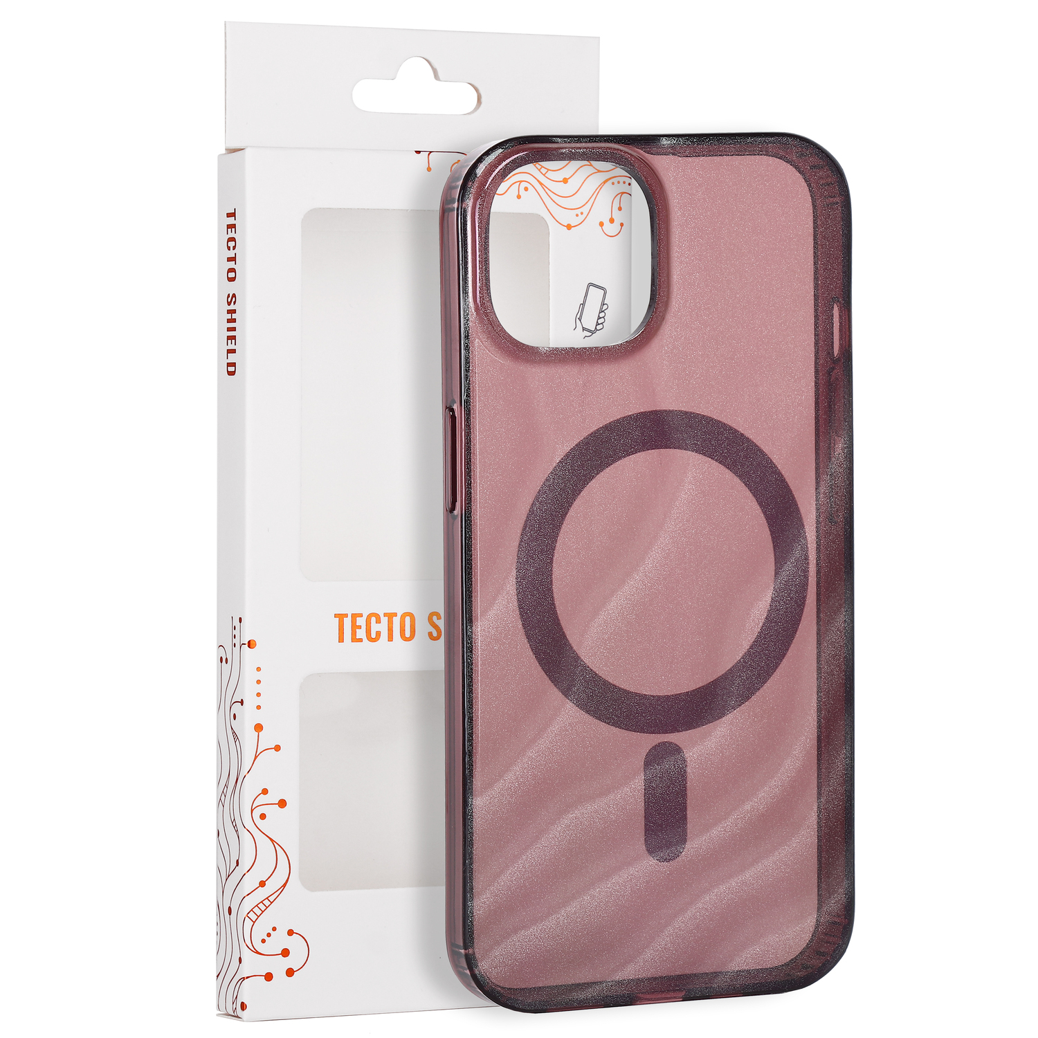 Tecto Shield nakładka Desert Mag do iPhone 13 / 14 6,1" mahoń