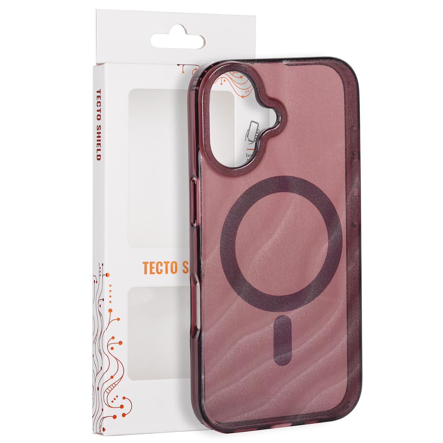 Tecto Shield nakładka Desert Mag do iPhone 17 6,3" mahoń