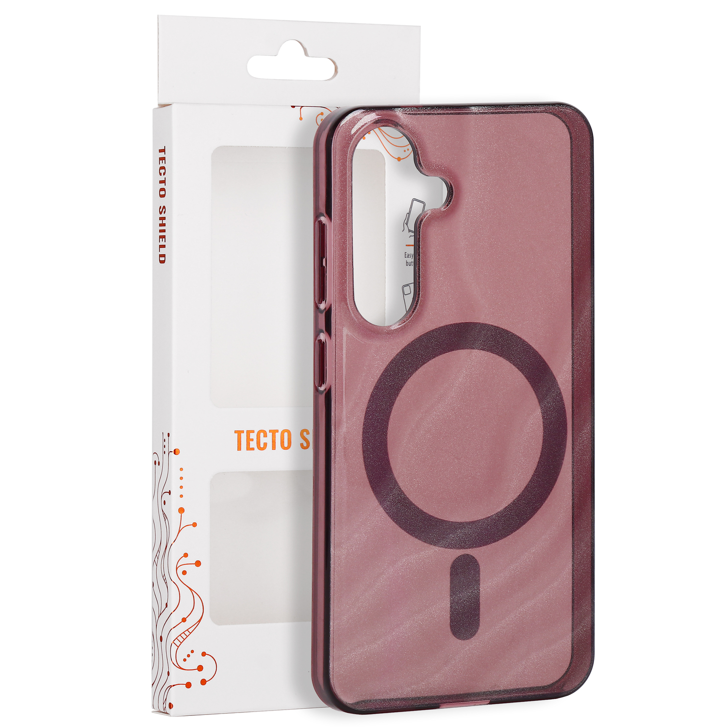 Tecto Shield nakładka Desert Mag do Samsung Galaxy S25 mahoń