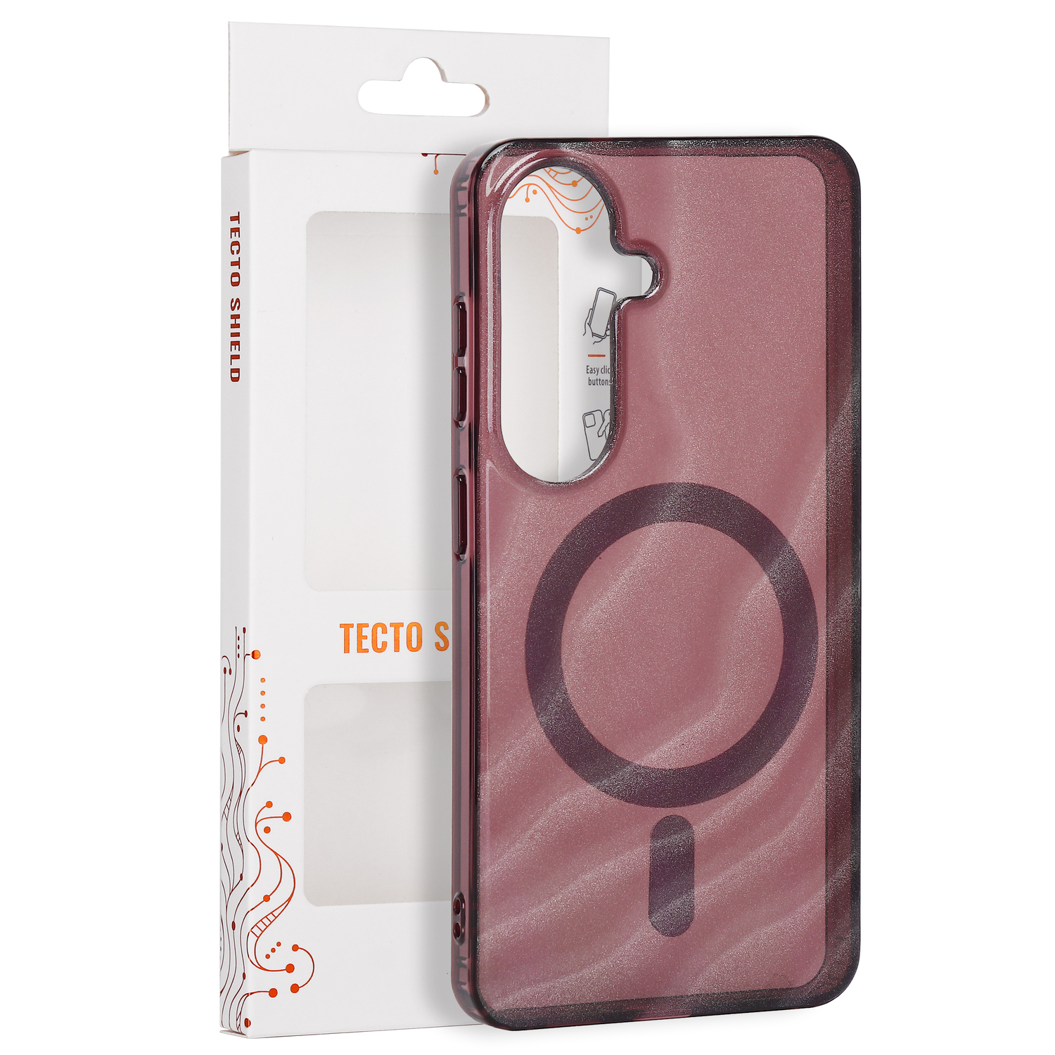 Tecto Shield nakładka Desert Mag do Samsung Galaxy S26 mahoń