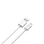 Devia kabel Smart EC081 USB – MicroUSB 1,0 m 2,1A vit