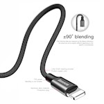 Baseus-kabel Yiven USB – Lightning 1,8 m 2A svart