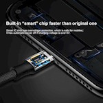 Baseus-kabel Yiven USB – Lightning 1,8 m 2A svart