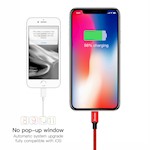 Baseus kabel Yiven USB – Lightning 1,8 m 2A röd