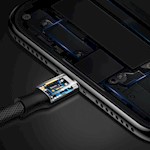 Baseus sladd Yiven USB – Lightning 3,0 m 1,5A svart