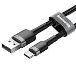 Baseus kabel Cafule USB – USB-C 0,5 m 3A grå-svart