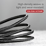 Baseus kabel Cafule USB – USB-C 0,5 m 3A grå-svart